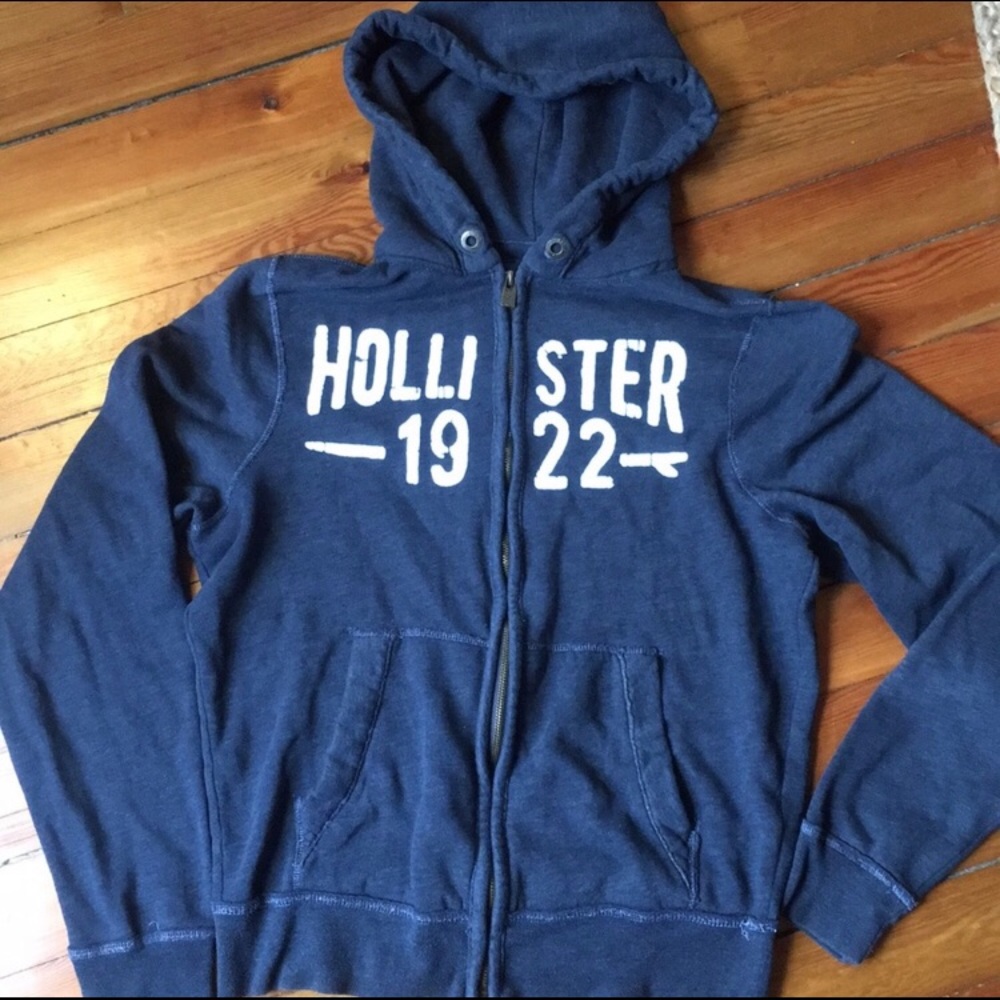 Hollister Hooded Zip Up Sweatshirt